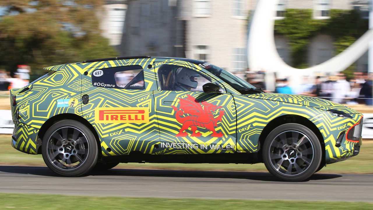 Aston Martin DBX prototype at the 2019 Goodwood Festival of Speed