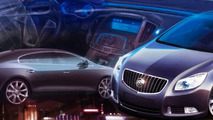 Buick Compact Sedan teaser sketch with 2011 Buick Regal