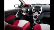Drei stylische Ford Ka