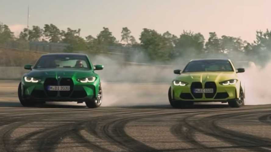 Watch new M3, M4 go sideways in BMW's definitive drift test