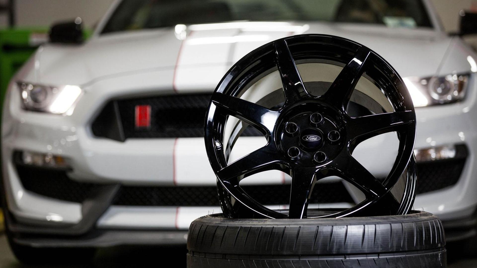 Shelby GT350R Mustang carbon fiber wheels costs about $30,000