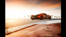La McLaren P1 concept sul circuito del Bahrain
