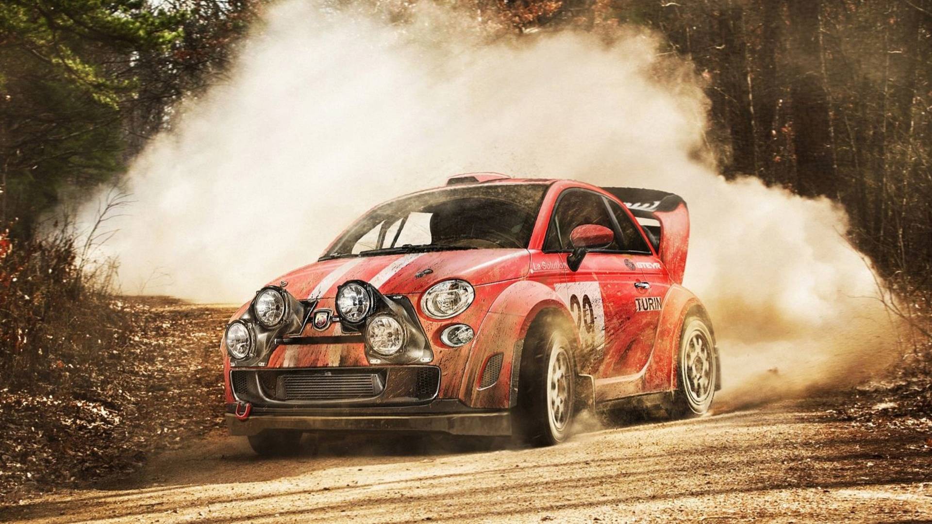 Nos véhicules actuels imaginés en voitures de rallye