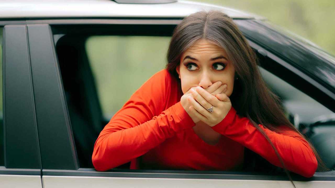 One in five motorists suffers from car sickness as a passenger