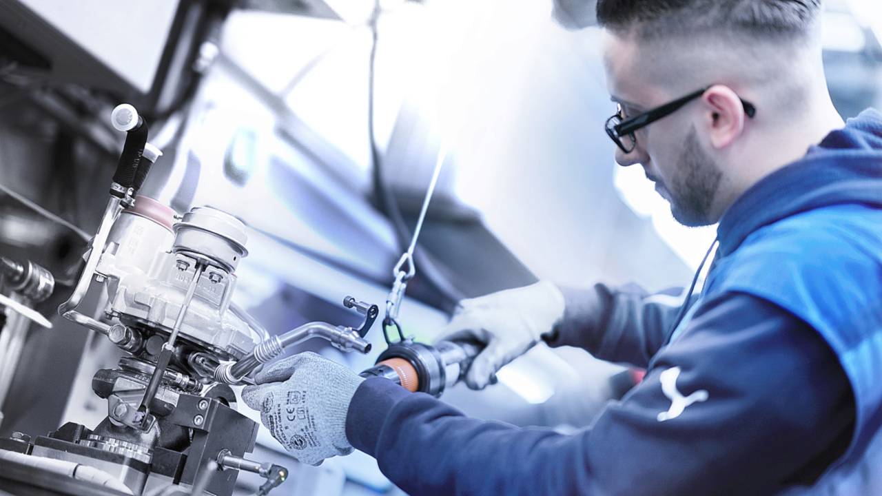 Fabricación del motor del BMW M850i
