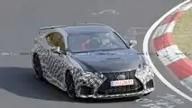 Lexus RC F GT spy photo