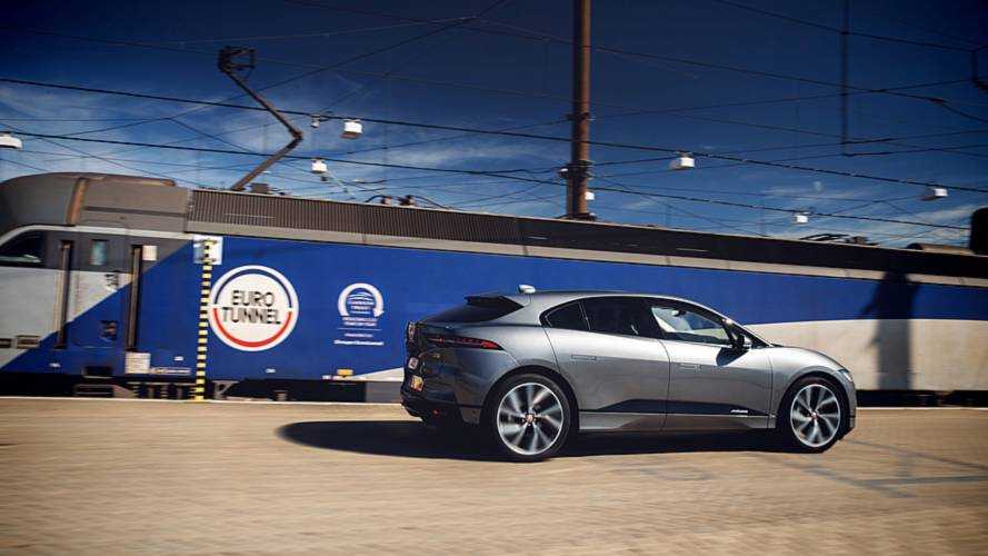 Jaguar I-Pace takes on the channel tunnel