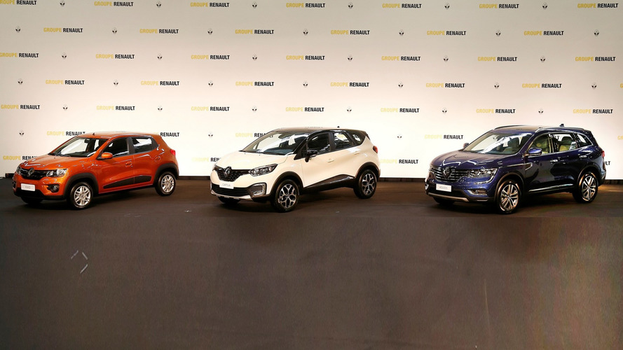 Renault Kwid, Captur, Koleos pour le Brazil