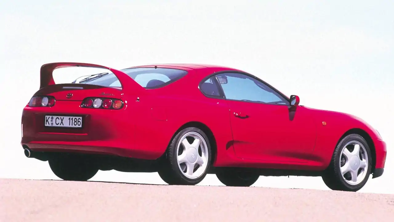 Go For Gold With This Mental 222 Mph V12 Toyota Supra