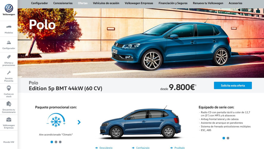 Ofertas: Volkswagen Polo 2017 con descuento