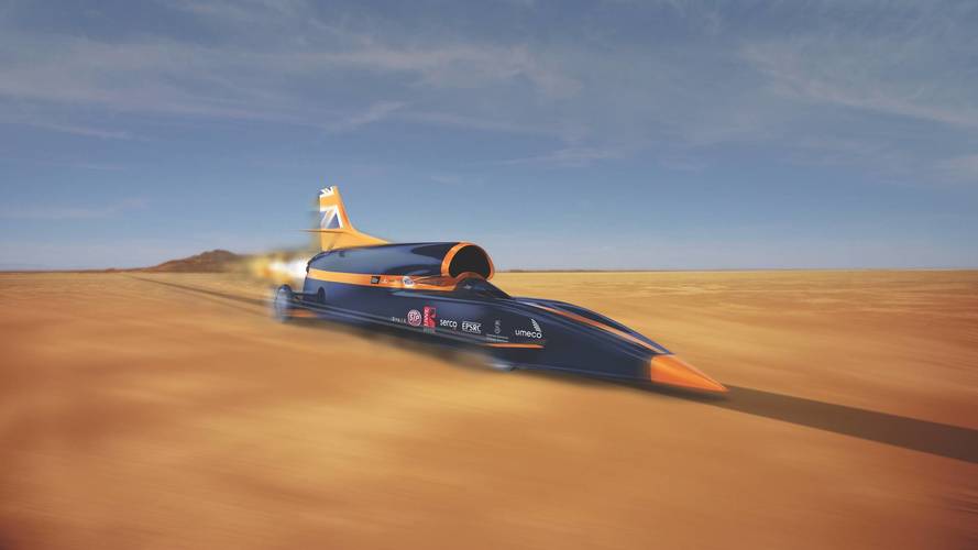 Bloodhound SSC speed run
