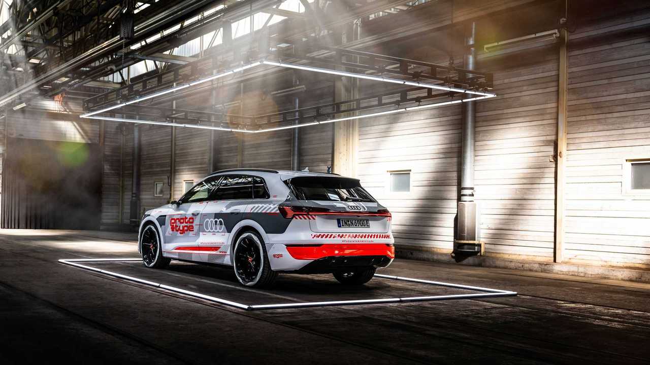 Teaser del Audi Q8 e-tron 2023