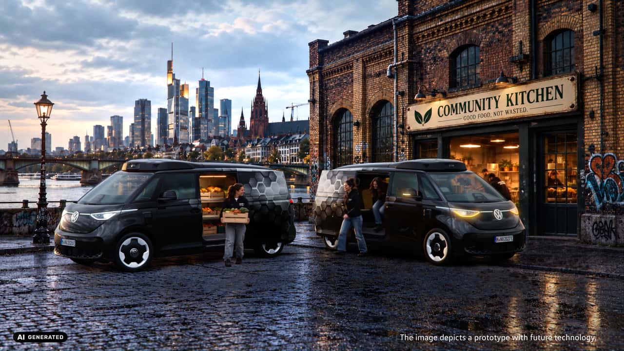 Volkswagen ID.BUZZ NVIDIA a guida autonoma