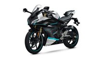 2023 CFMoto 450SR - Front, Left (Nebula Black)