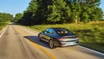 2023 Genesis Electrified G80 exterior driving shots