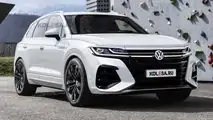 Makyajlı 2023 VW Touareg Resmi Olmayan Render'ları