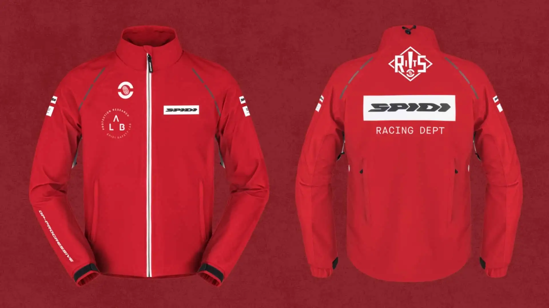 SPIDI ULTRALIGHT JACKET レッド Mサイズ バイク spidi-pit-lane-jacket.webp