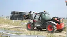 Bobcat in campo nel Delta del Po: i mezzi protagonisti di un maxi impianto agro-fotovoltaico a Loreo