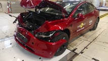 Tesla Model 3, i crash test Euro NCAP