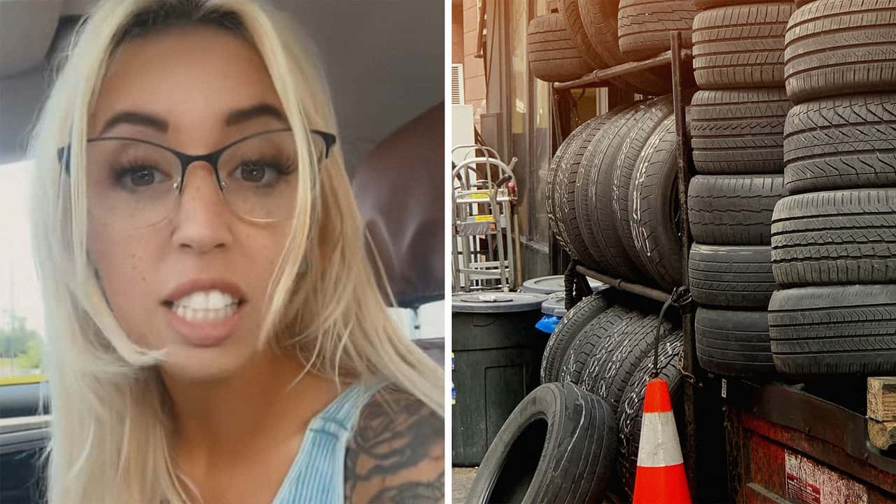 Ohio woman goes to an independent tire shop because she says tires are ‘cheaper for girls.’ Then she checks her PSI