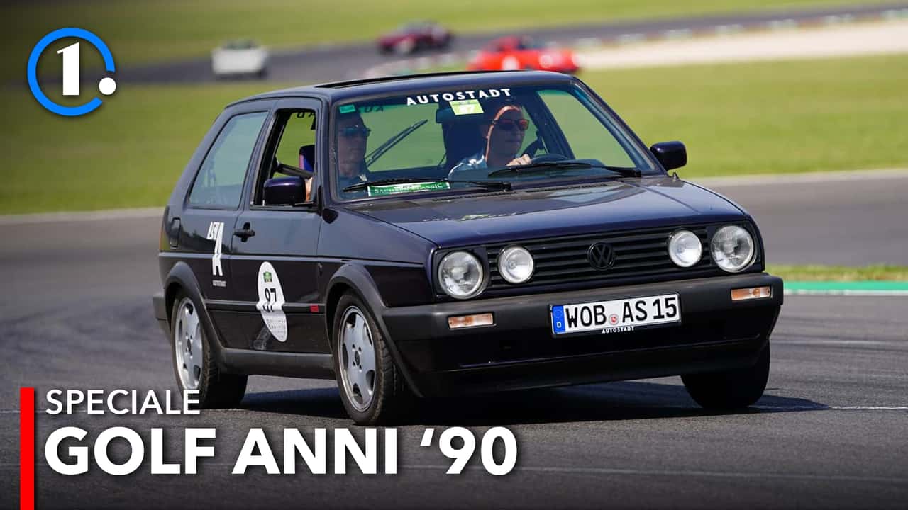 In Germania con la Volkswagen Golf degli anni '90