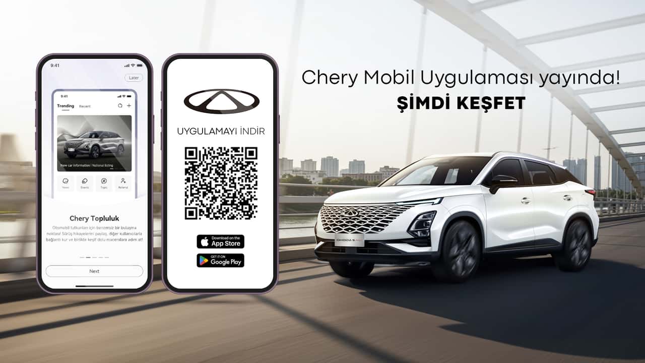 Chery Türkiye Mobil Uygulaması