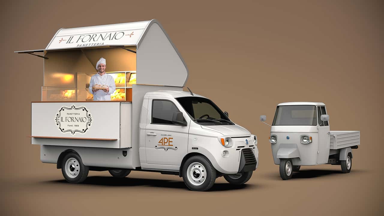 Caselani 4PE Retro-Kit für Piaggio Porter