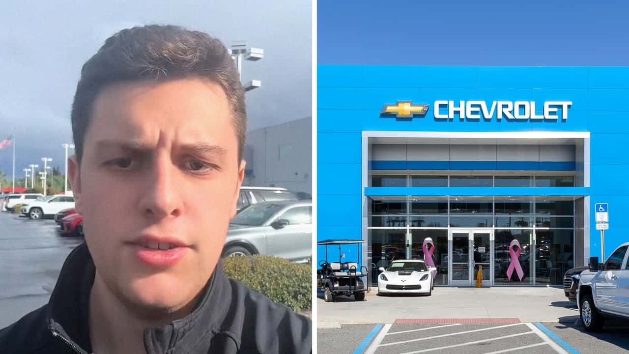 Man goes to Chevrolet dealership. Then he tries to trade in a Tesla