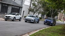 Comparativo VW Tera vs. Fiat Pulse vs. Renault Kardian