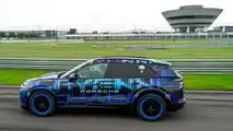 Porsche Cayenne Electric nel Porsche Experience Center di Lipsia