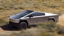 Tesla Cybertruck avec barre d'éclairage tout-terrain en option