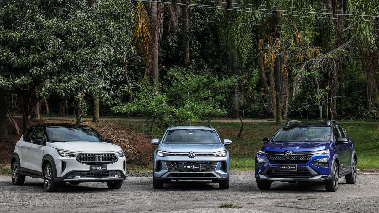 Comparativo VW Tera vs. Fiat Pulse vs. Renault Kardian
