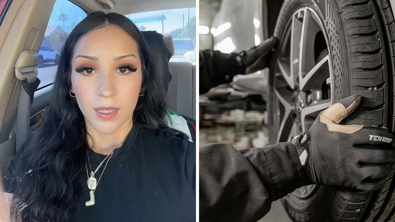 Woman visits tire shop. Then the mechanic says he takes Venmo, CashApp, Apple Pay, Zelle, and 'body payment'