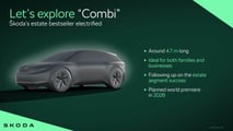 Skoda Combi EV teaser