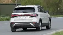 Une nouvelle photo d'espionnage pour le VW T-Cross qui fait peau neuve