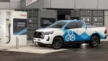 Toyota hydrogen-fueled Hilux Prototype pick-up