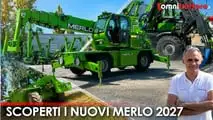 Merlo 2026-2027: TF38.10, e-WORKER, MM170RM e Roto in anteprima