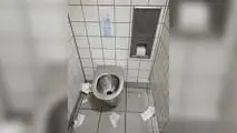 Toilette am Rastplatz Nadelöhr an der A4 in Hessen