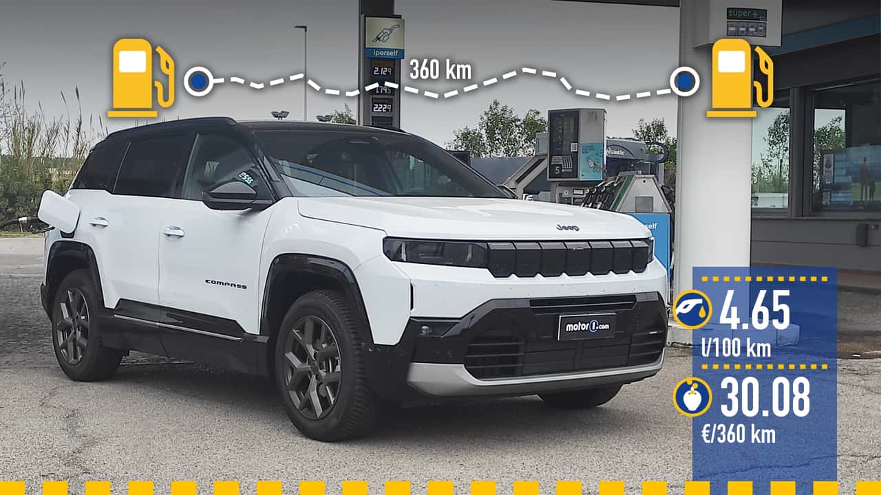 Jeep Compass mild hybrid (2026), la prova dei consumi reali