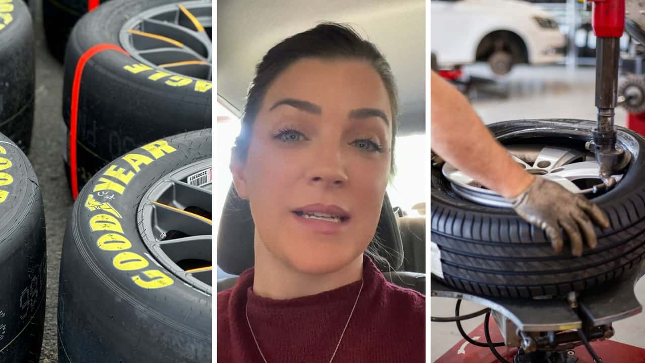 Woman gets Goodyear tires.