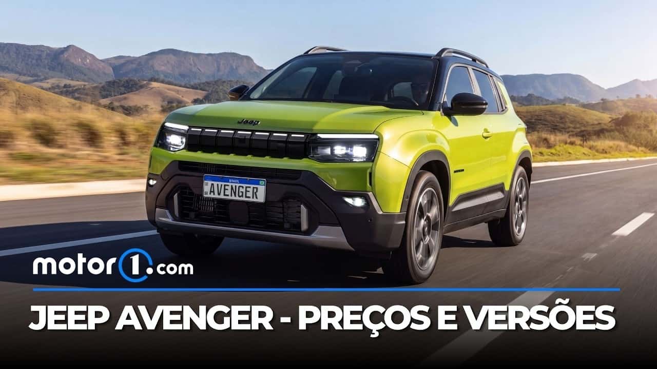 Novo Jeep Avenger é lançado no Brasil: veja preços, versões e equipamentos