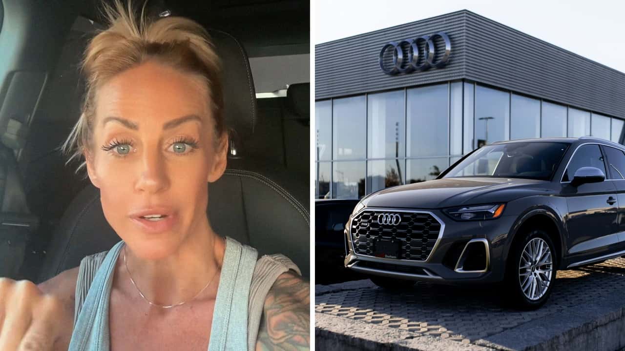 woman buys Audi after 4 hours. Then the salesman asks her something shocking