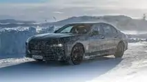 BMW i7 2023 en Arjeplog, Suecia