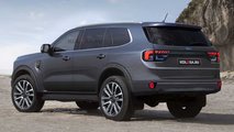 2022 Ford Everest Resmi Olmayan Render'ları
