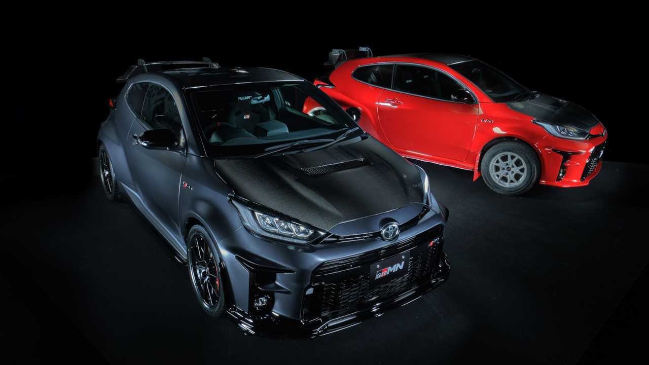 Vue de face de la Toyota GRMN Yaris
