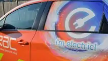 RAC Renault Zoe breakdown patrol van