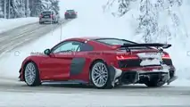 Audi R8 RWD, fotos espía