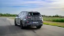 2025 BMW X3 camouflaged prototype