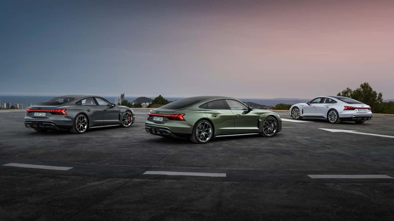 Audi e-tron GT family in the UK