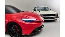 Honda Prelude concept in red